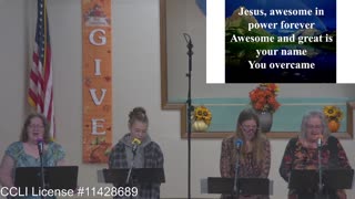 Moose Creek Baptist Church Sing “Overcame” During Service 10-30-2022