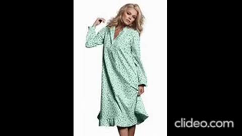 i collection Plus Size women's Flannel nightgowns