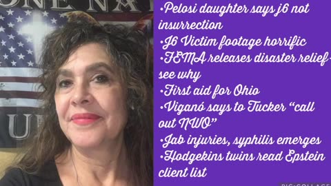 2/18/23 Pelosi daughter insurrection, Trump to visit Ohio-Fema releases aid,Newborns w/syphilis