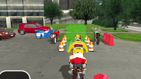 Bike Parking Motorcycle Racing Game