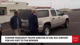 HUGE NEWS: Trump Arrives At The US/Mexico Border