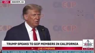 Trump imitates Biden getting lost on stage