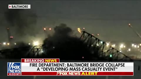 About 20 people in the water after Baltimore bridge collapse