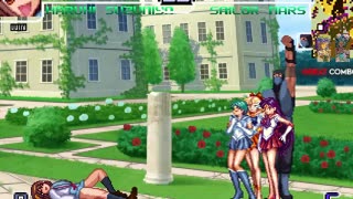 Sub zero, Sailor Mars, Sailor Venus, and Sailor Mercury (Me) vs Haruhi again.
