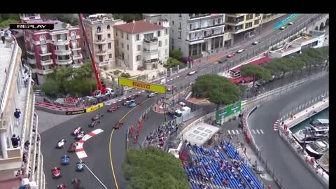 Formula Regional start crash Monaco