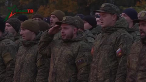 Russian military personnel arriving in Belarus