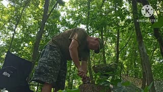 Cooking Thai curry at Camp Gospel