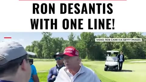 WATCH: Trump Totally OWNS Ron DeSantis With One Line!