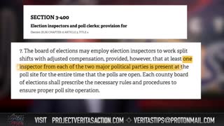 Project Veritas: NY Election Inspector Deceives Voting System