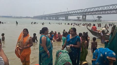 Simariya Ghat Ganga Snan Video 2024