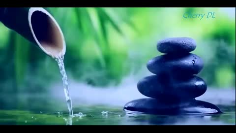 11 Hours Of Bamboo Water Fountain Relaxing Music, Soft Piano, Healing, Meditation