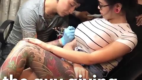 New prank prank tattoo effect viral video 2023