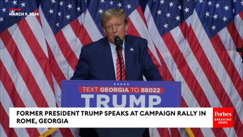 BREAKING NEWS: Trump Unleashes On Biden After State Of The Union At Rival Campaign Rally In Georgia