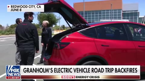 Electric vehicle road trip backfires