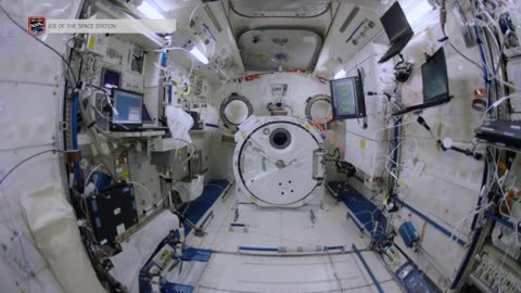 Space Station Fisheye Fly-Through 4K (Ultra HD)