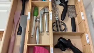 Organize everything from kitchen utensils to dining room supplies!