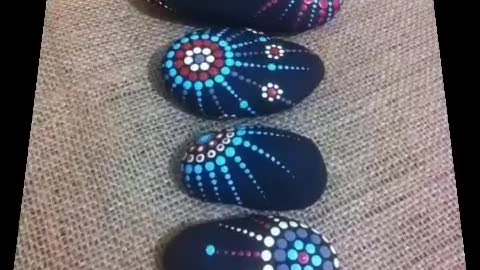 DIY outstanding and unique stone art pebble painting ideas