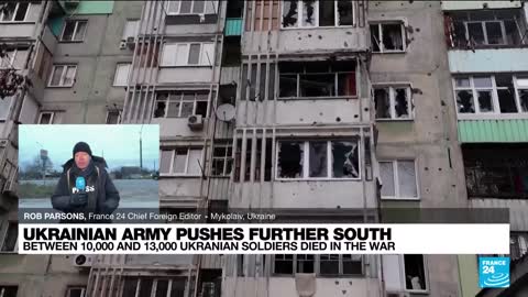 Russian forces shell Kherson as power fails