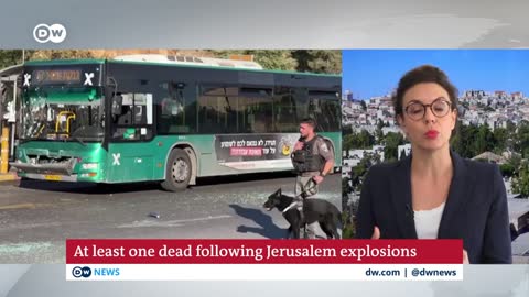 Israel: Explosions at Jerusalem bus stops kill one injure several