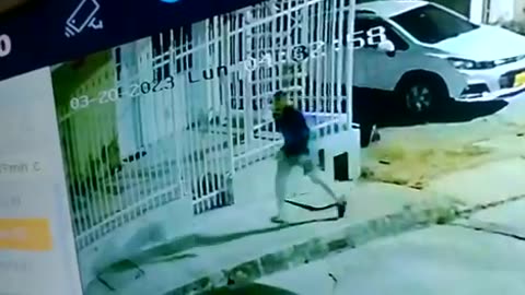 Video: aprovechó la noche para partir carros y motos en barrio de Cartagena