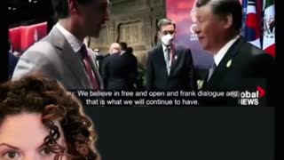 Trudeau literally can't even walk after Xi Jinping publicly