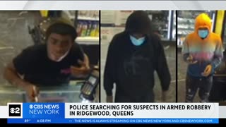 Police searching for suspects in armed robbery in Queens