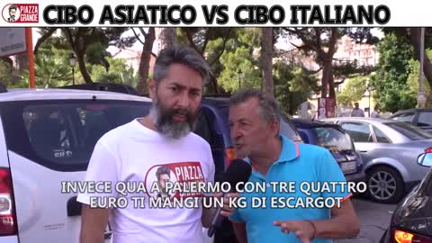 CIBO ASIATICO VS CIBO ITALIANO