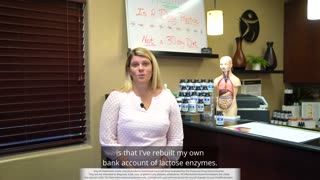 Dr. Tim's wife Nicole, and the "Lactose Bank Account"!