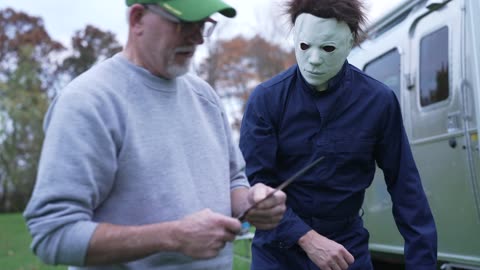 Michael Myers Camping Halloween