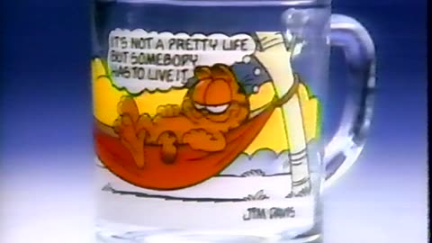 August 1987 - Garfield Mugs at the Golden Arches