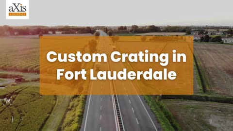 Custom Crating in Fort Lauderdale