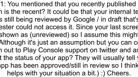 Android App Internal Test Publishing shows quotApp is not available for your devicequot on Google P