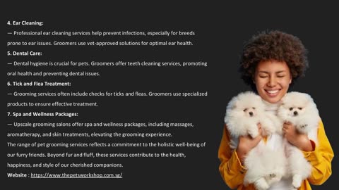 Here’s an exploration of the various pet grooming services available in Singapore