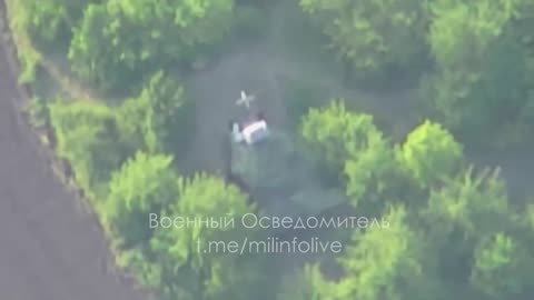 Ukrainian anti drone system gets taken out by a drone Bukovel-AD.