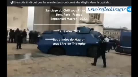 Paris, février 2022, sous la présidence Macron.