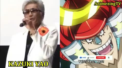 Franky Voice Actor / One Piece / Kazuki Yao / Japanese Seiyuu