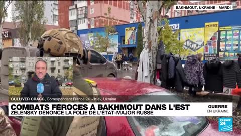 L'armée ukrainienne résiste aux attaques répétées des forces russes à Bakhmout • FRANCE 24