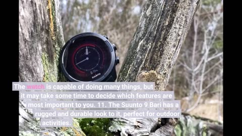 User Reviews: Suunto 9 Multisport GPS Watch with BARO and Wrist-Based Heart Rate (Black)