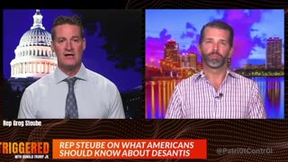 Rep. Greg Steube (R-FL) talks about Governor DeSantis with Don Jr.