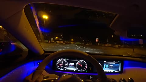 2019 Mercedes Benz S 560 Coupé (469PS) NIGHT POV DRIVE Onboard (60FPS)