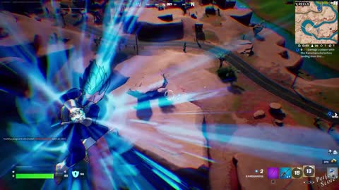 Damage a Player with the Kamehameha Before Landing from the Nimbus Cloud - Fortnite Dragon Ball