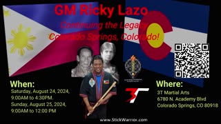 Fredrick (Ricky) Lazo is continuing the legacy of his father GM Federico Lazo.