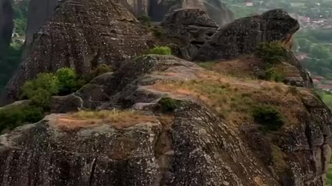 Incredible Rocks of Meteora in Greece #naturalbeauty