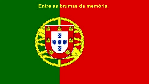 Hino de Portugal - Legenda Topo - Cantado com letra - Portugal
