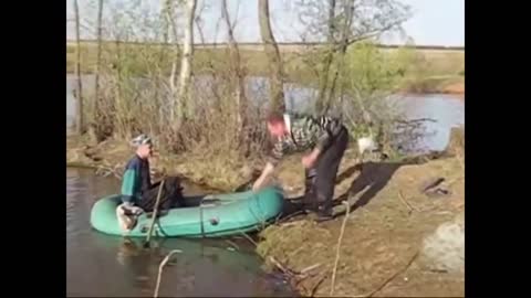 Fishing in Russia.