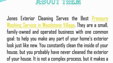 Want to get the Best Exterior House Cleaning Service in Woodstone Village