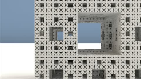 Cube Fractal blender ( Sierpinski cube )