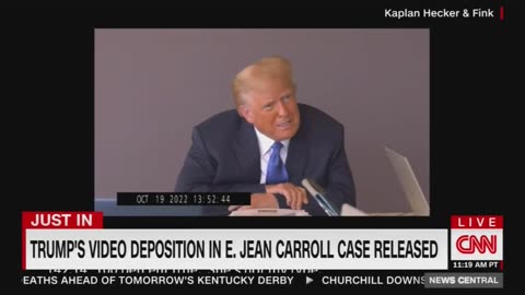 CNN releases video of Trump's deposition in the E. Jean Carroll trial: