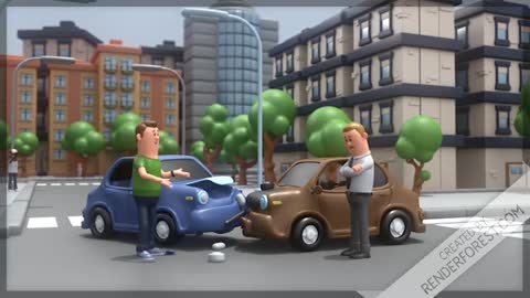 problem situation background animation