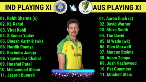 India vs Australia 1st T20 Match both team playing 11 comparison Ind vs Aus 1st T20 playing 11